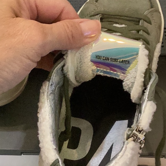 P448 like new sz. 39 Sherpa & leather sneakers - Picture 14 of 15